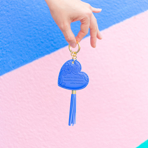 Ocean Heart Keyring