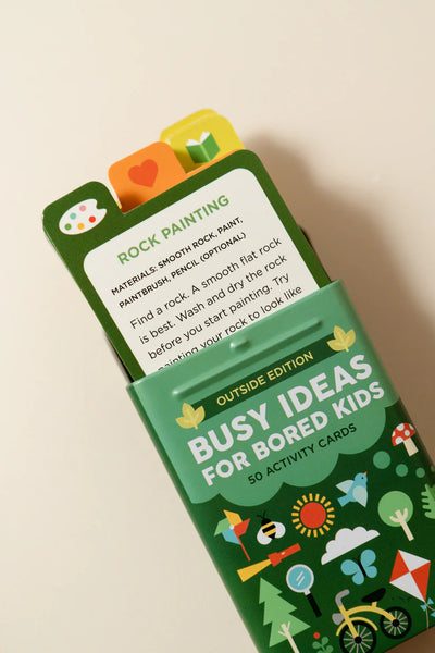 Busy Ideas For Bored Kids: Outside Edition