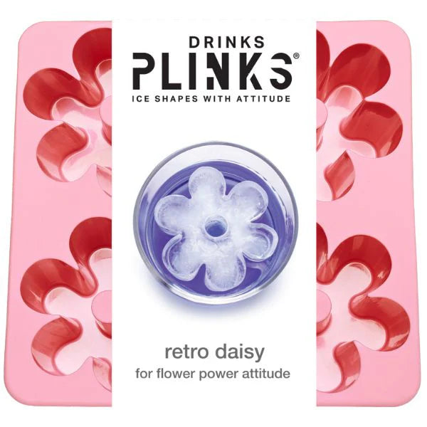 Pink Daisy Ice Cube Tray | Drink Plinks