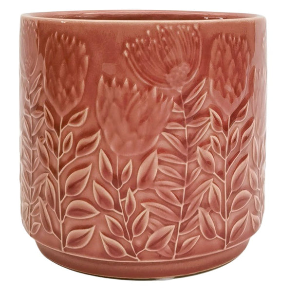 Pink Protea Pot