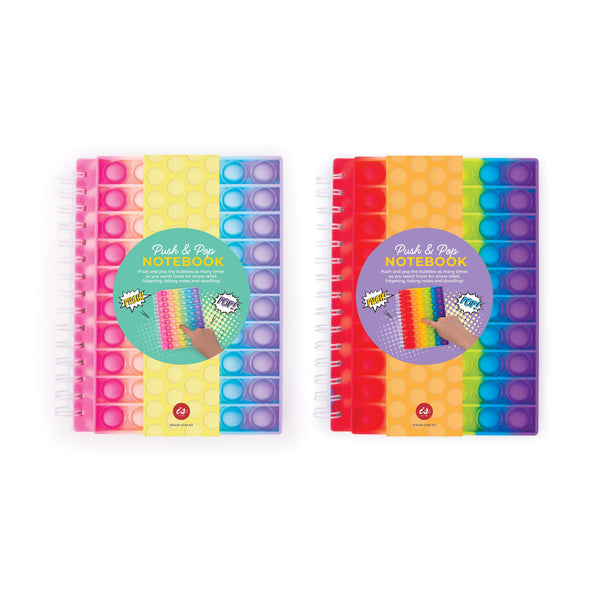 Push & Pop Fidget Notebook