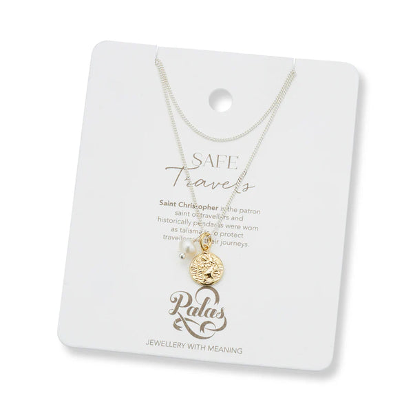 Safe Travels St Christopher Necklace | Palas