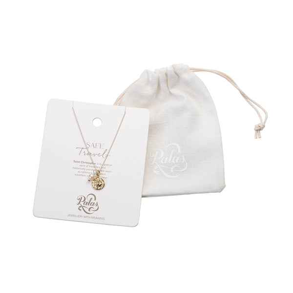 Safe Travels St Christopher Necklace | Palas