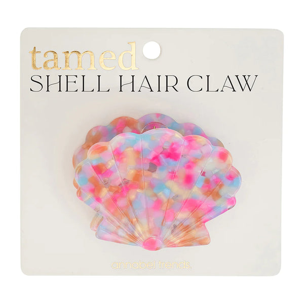 Shell Hair Claw | Unicorn Confetti