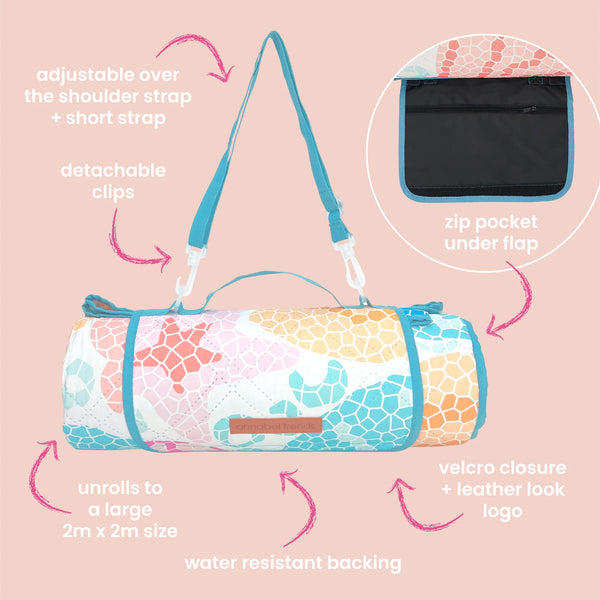 Shelly Beach Picnic Mat