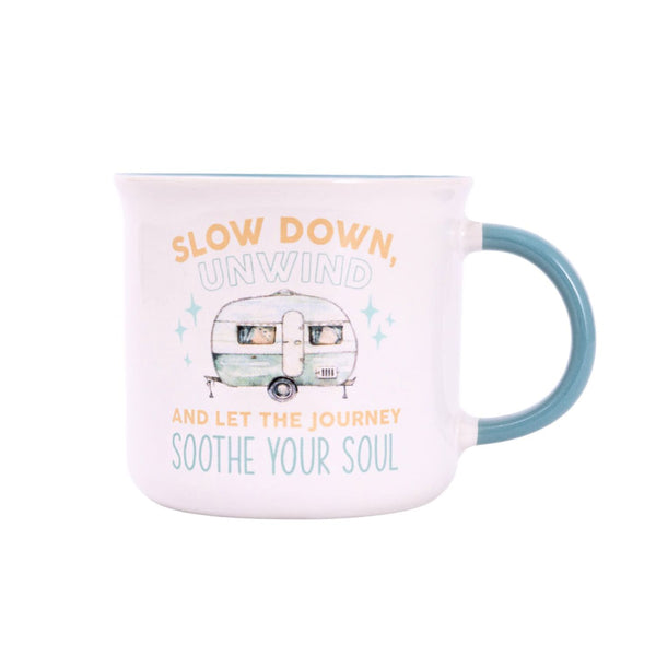 Slow Down Caravan Mug