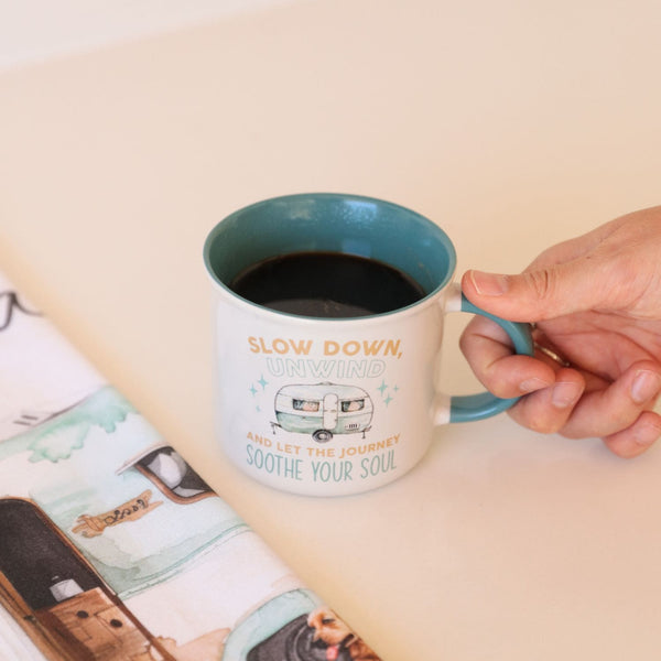Slow Down Caravan Mug