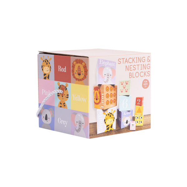 Kids Stacking Blocks