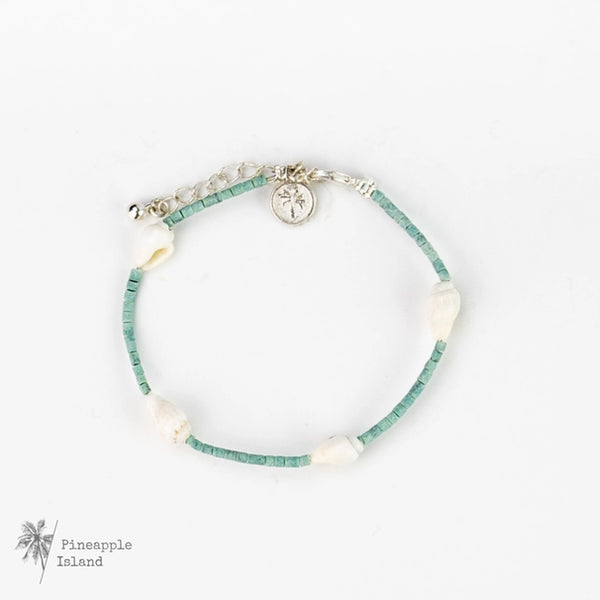 Turquoise Shell Bracelet