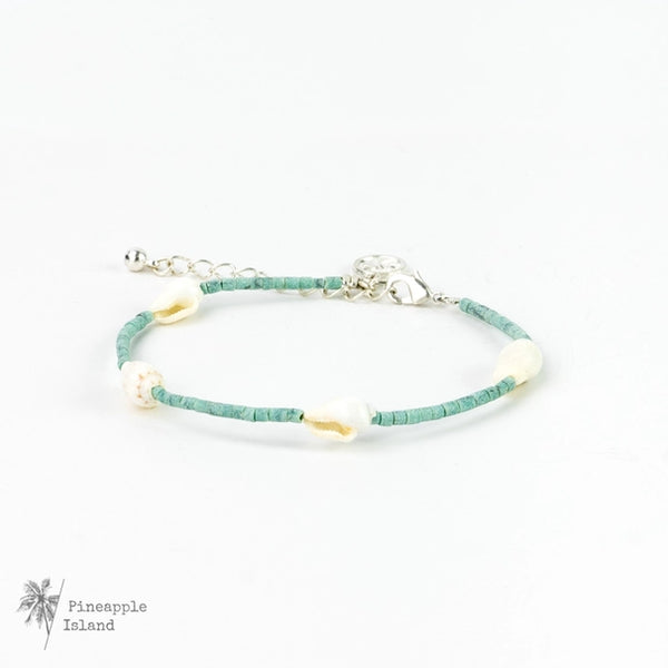 Turquoise Shell Bracelet