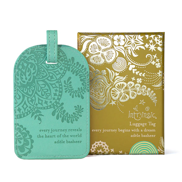 Tahitian Turquoise Luggage Tag