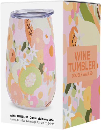 Tutti Fruitti Wine Tumbler