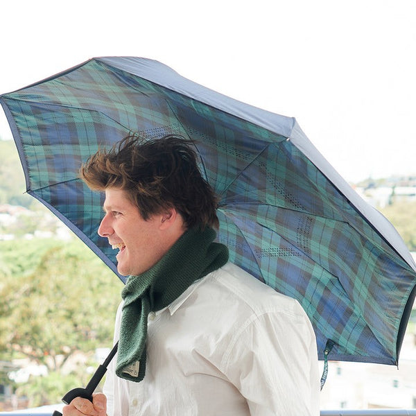 Blackwatch Reverse Umbrella