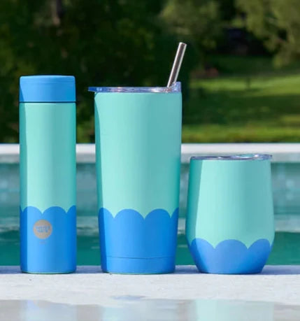 Wave Wine Tumbler | Blue
