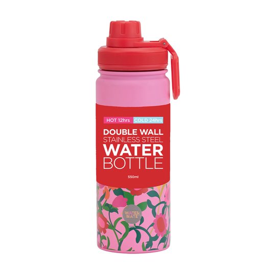 Flower Patch Stainless Steel Drink Bottle