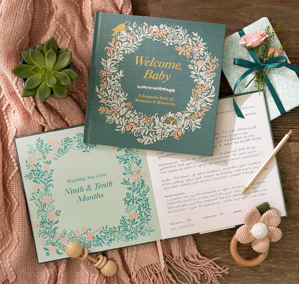 Welcome Baby | A Keepsake Book of Memories & Milestones