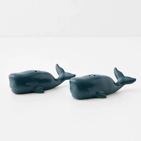 Whale Salt & Pepper Shaker Set