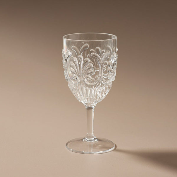 Clear Flemington Acrylic Wine Glass
