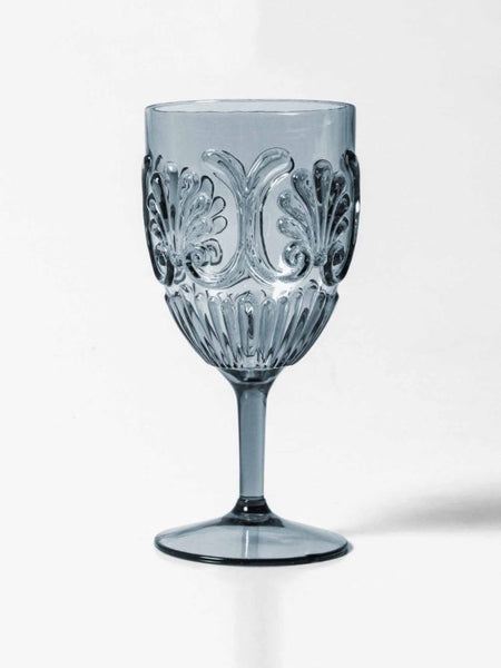 Blue Flemington Acrylic Wine Glass