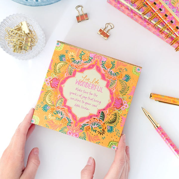 Live Life Wonderful Notebox