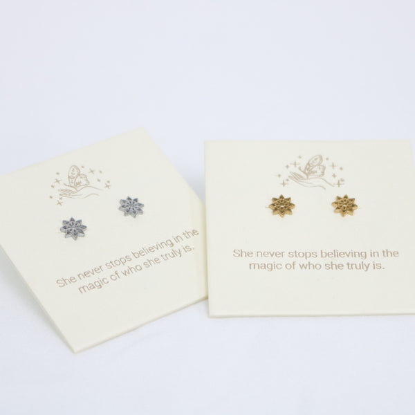 Yantra Silver Inspiration Earrings