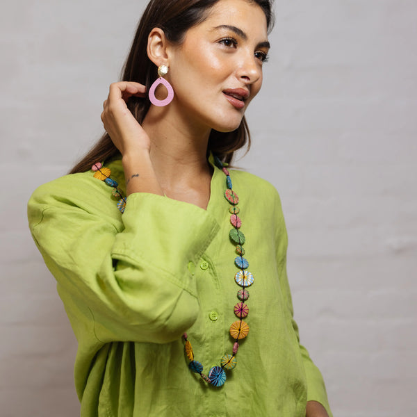 Nikki Wooden Necklace