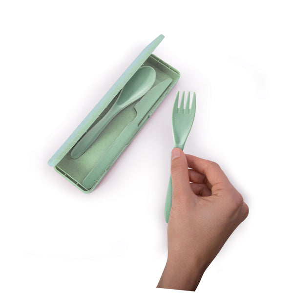 Wheat Straw Travel Cutlery Set