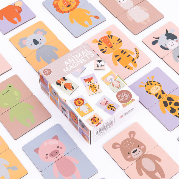 Kids Animal Mix & Match Magnet Set