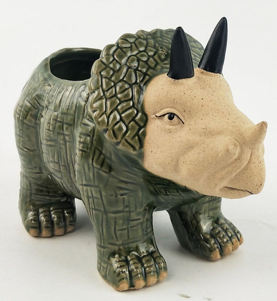 Triceratops Dino Pot