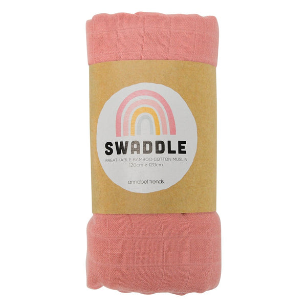 Muslin Swaddle | Coral