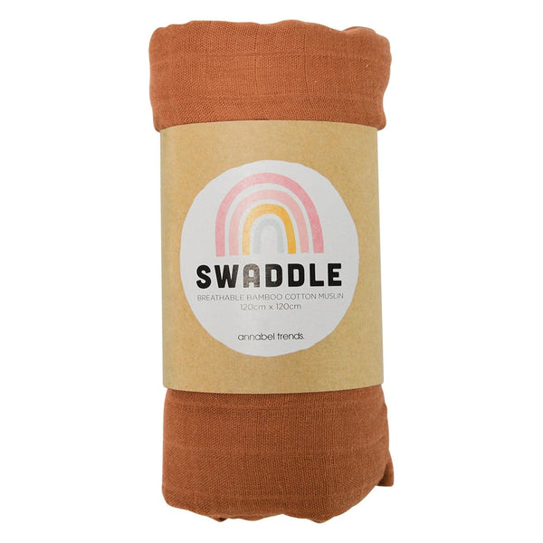 Muslin Swaddle | Rust