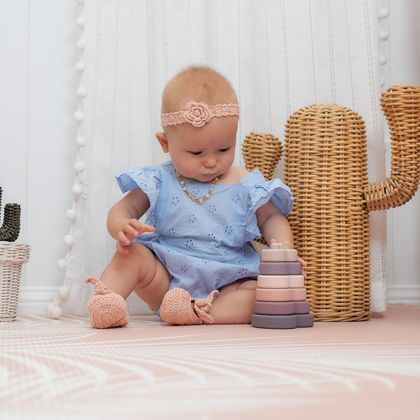 Silicone Stackable Heart Toy