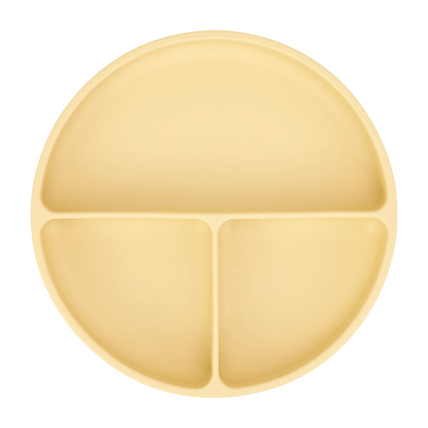 Silicone Dived Suction Plate | Lemon