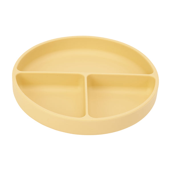 Silicone Dived Suction Plate | Lemon