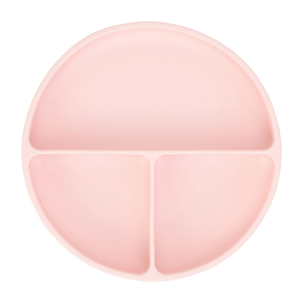 Silicone Dived Suction Plate | Pink