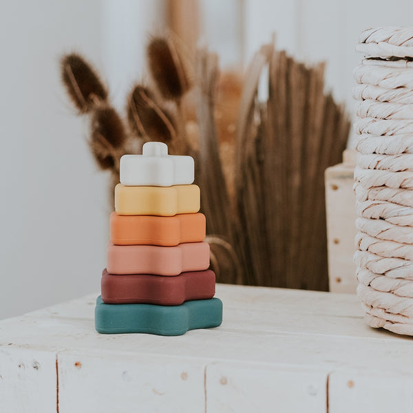 Star Silicone Stackable Toy