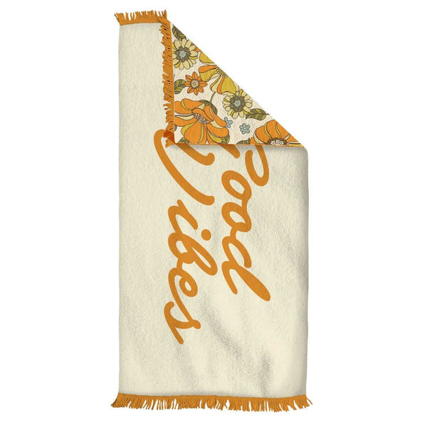 Double Sided Quick Dry Beach Towel | 70s Floral