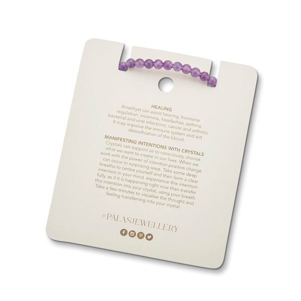 Amethyst Healing Gem Bracelet | Palas