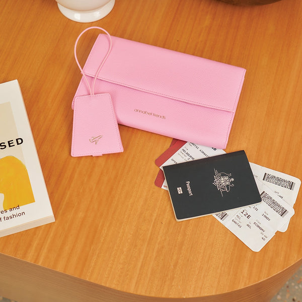Travel Document Wallet | Pink