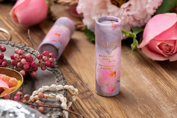 Lark Barefoot Rose Solid Perfume