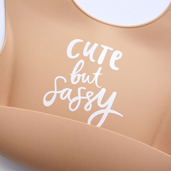 Silicone Baby Bib | Cute but Sassy