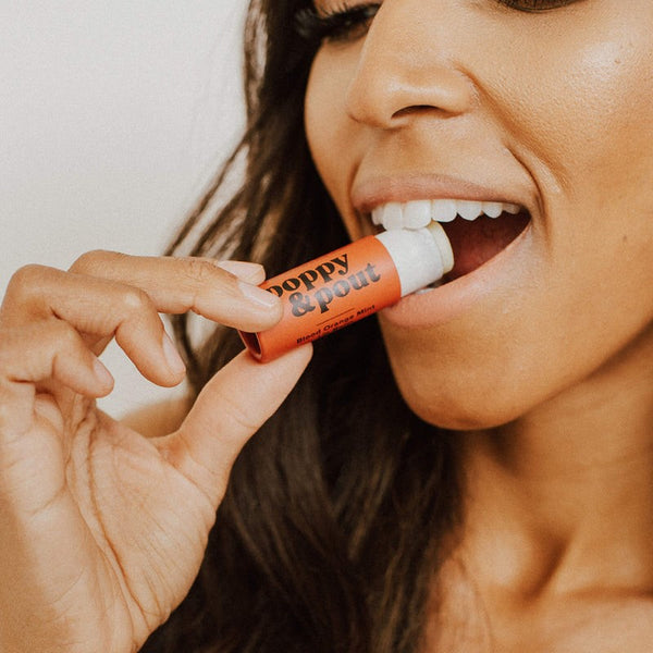 Poppy & Pout Lip Balm | Blood Orange