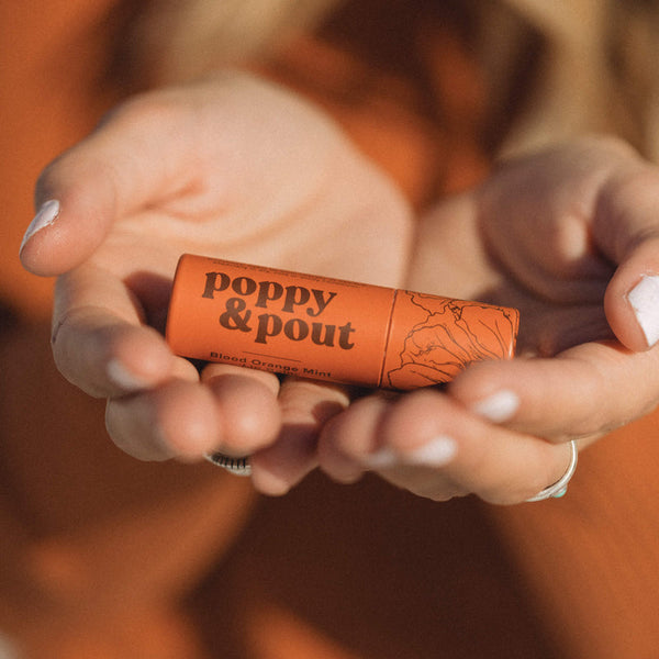 Poppy & Pout Lip Balm | Blood Orange