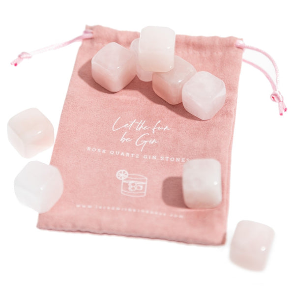 Rose Quartz Gin Stones