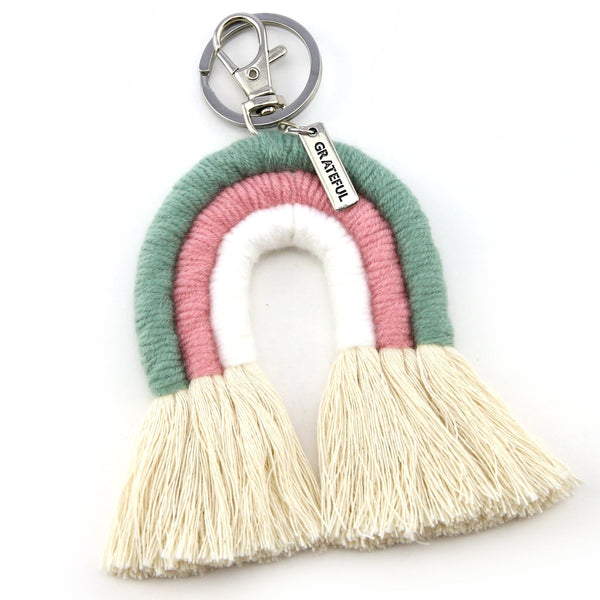Rainbow Keyring | Grateful