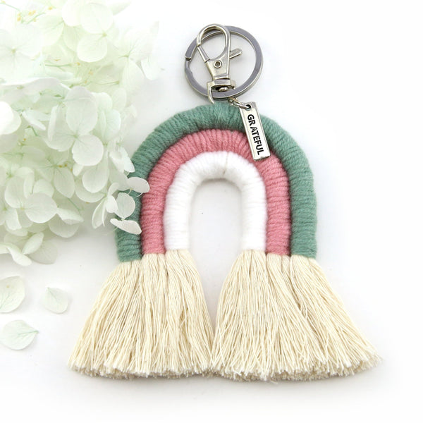 Rainbow Keyring | Grateful