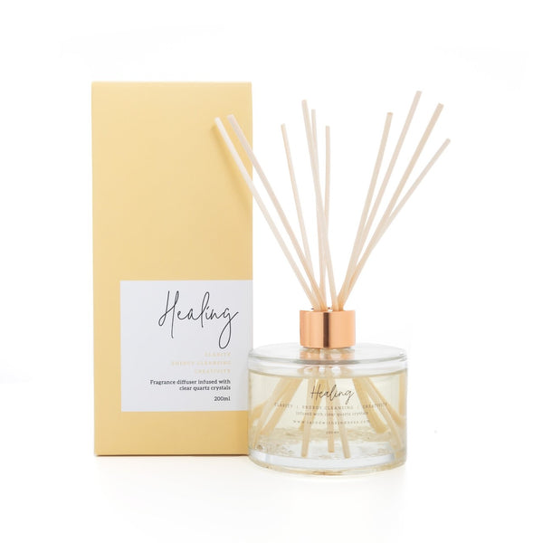 Healing Clear Quartz Reed Diffuser | 200ml