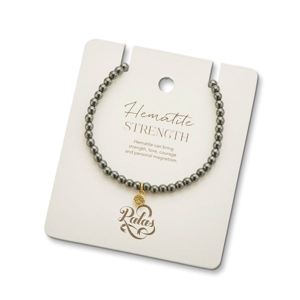 Hematite Strength Gem Bracelet | Palas