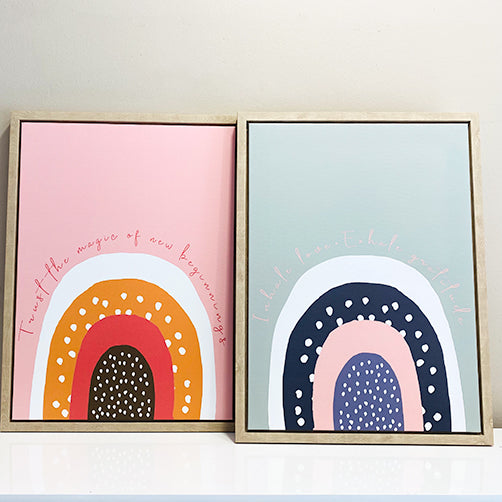 Inhale Love Wall Print