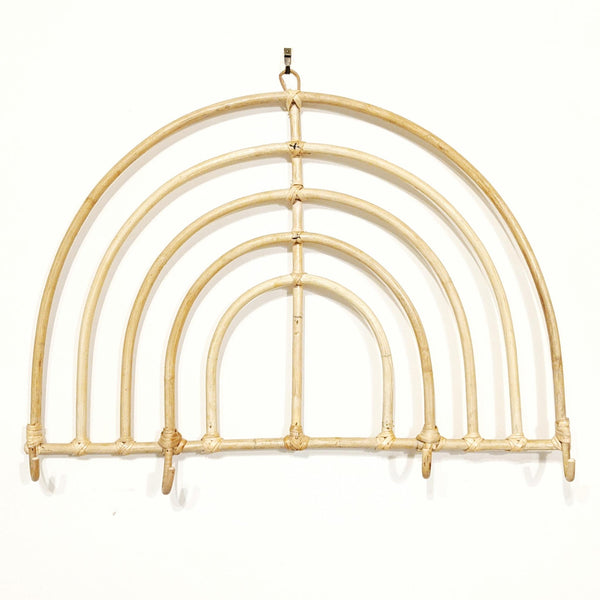 Rattan Rainbow Wall Hook